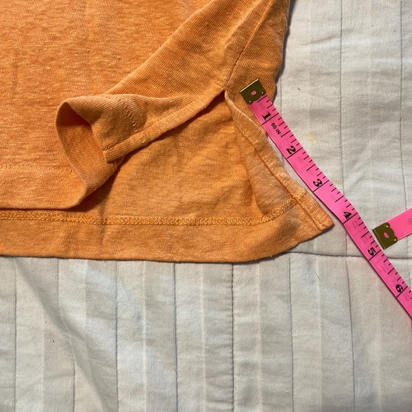 Madewell peach linen poly blend super soft. - Picture 6 of 8